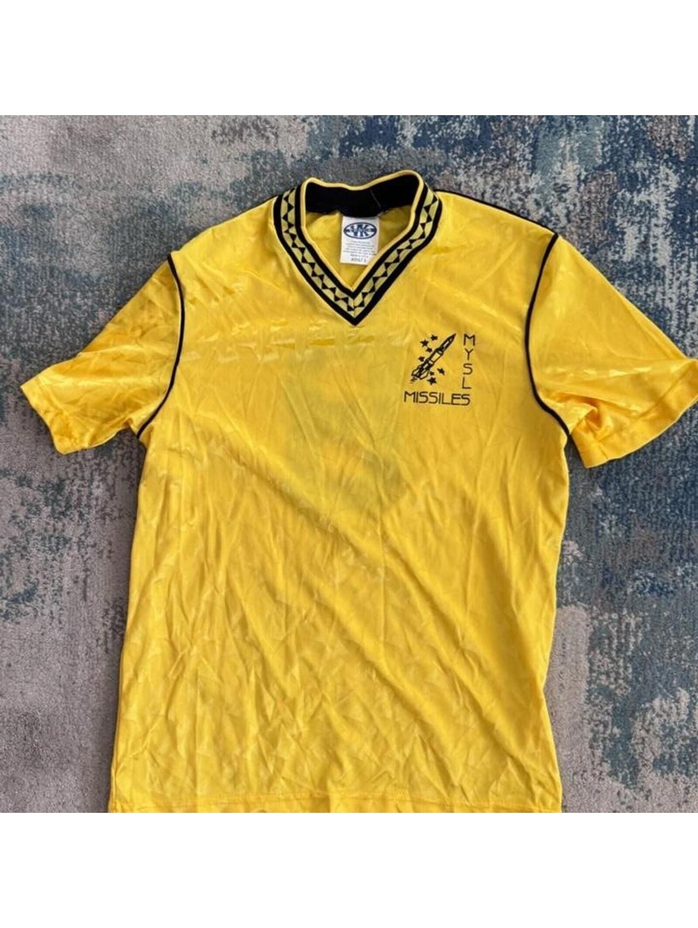 Unbranded Yellow youth soccer T-shirt
